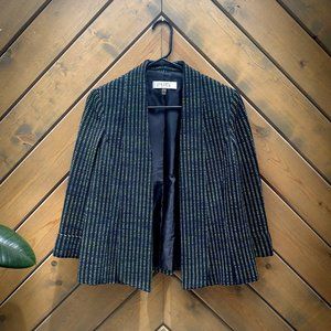 Kasper Women's black/blue blazer